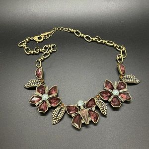 Papillon Nocturne statement necklace